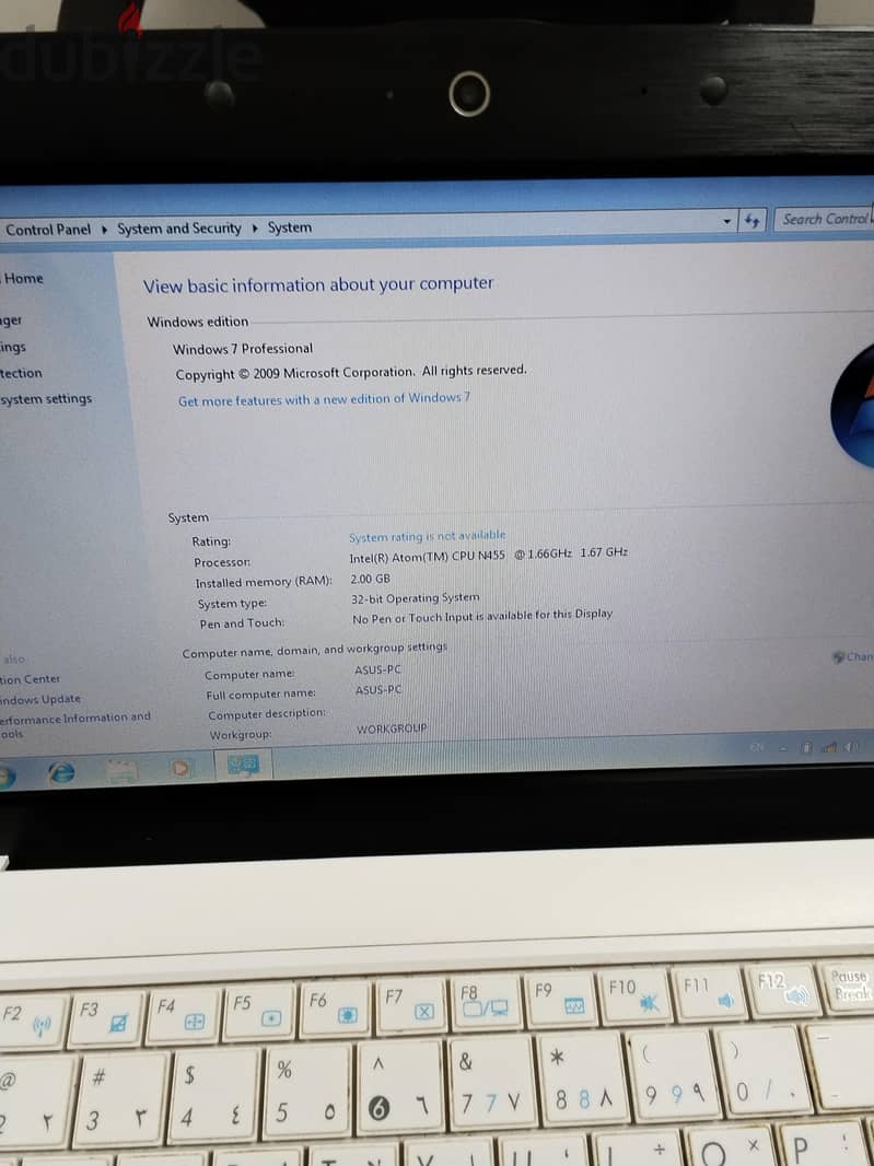 ASUS . . mini lap 4