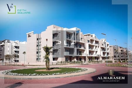 شقة متشطبه بالكامل والتكيفات للبيع في فيفث سكوير التجمع الخامس  Fifth Square New Cairo