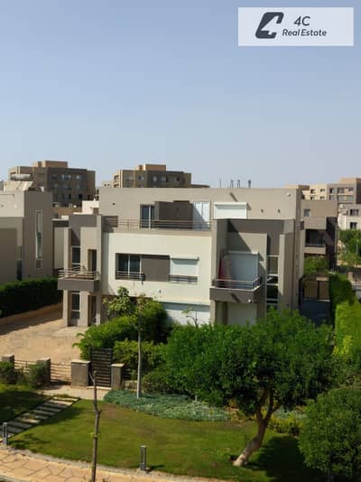Twin house 330 m for sale under market price ready to move very prime location overlooking the main lake and landscape in The Square Sabbour New Cairo