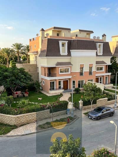 Villa for sale Sarai Mostakbal City 12-year installments next Privado Madinaty The Spine Towers mins Haptown Hassan Allam Aliva Mostakbal City