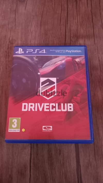 لعبة Driveclub بحاله جيده جدا
