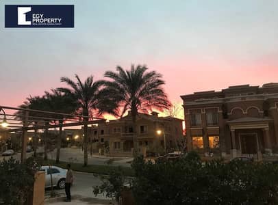 Twin house villa for sale in belagio 5th settlement new Cairo ready to move under market price