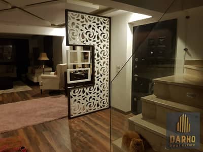 دوبلكس 330م ألترا سوبر لوكس للبيع بغرب سوميد، بيزمنت وأرضي مرتفع، حديقة 150م، 4 غرف منهم 2 ماستر، بجوار جامعة مصر ومول العرب