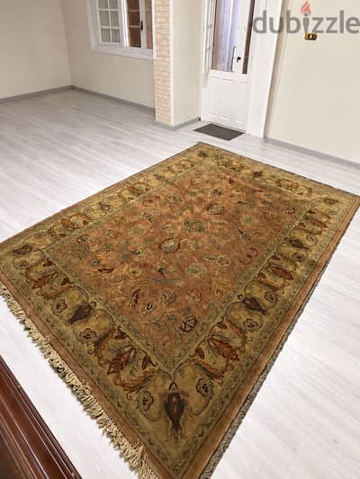 سجاده صوف طبيعى حاله ممتازه  280x200  النساجون الشرقيون Persian