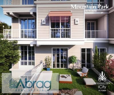 Apartment fully finished for sale in Mount View iCity October, Lagoon phase, immediate delivery, available via installment plan.
