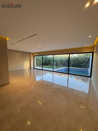Apartment with Private Garden for Rent in Lake View New Cairo Fifth Settlement Prime Location