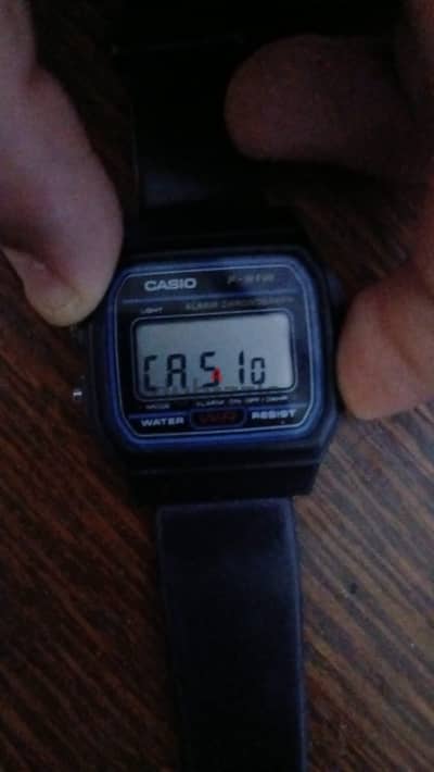 ساعة Casio f91w اصلية مقاومة للمياة بشكل كامل
