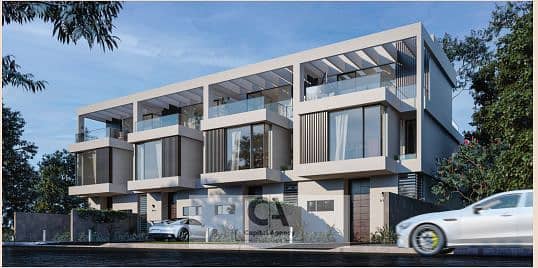 Villa Townhouse for sale in The Crest compound in the heart of New Cairo with a 2.5% down payment and a 10-year installment plan