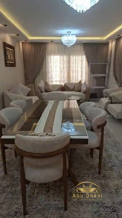 شقة 124 م للايجار المفروش بمدينتى B6 خطوات للساةث بارك والفود كورت والحركة تشطيب سوبر لوكس