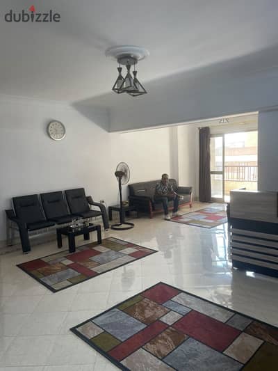 Apartment for rent 120m administrative on Al-Nozha and Al-Merghany with air conditioning and kitchen