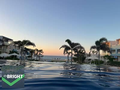 Exclusive Opportunity! Service Apartment 115m 2 master fully furnished sea view&pool under market price in fouka bay beside hacienda west north coast
