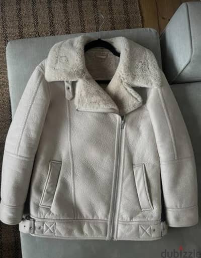 M&S oversize fur jacket