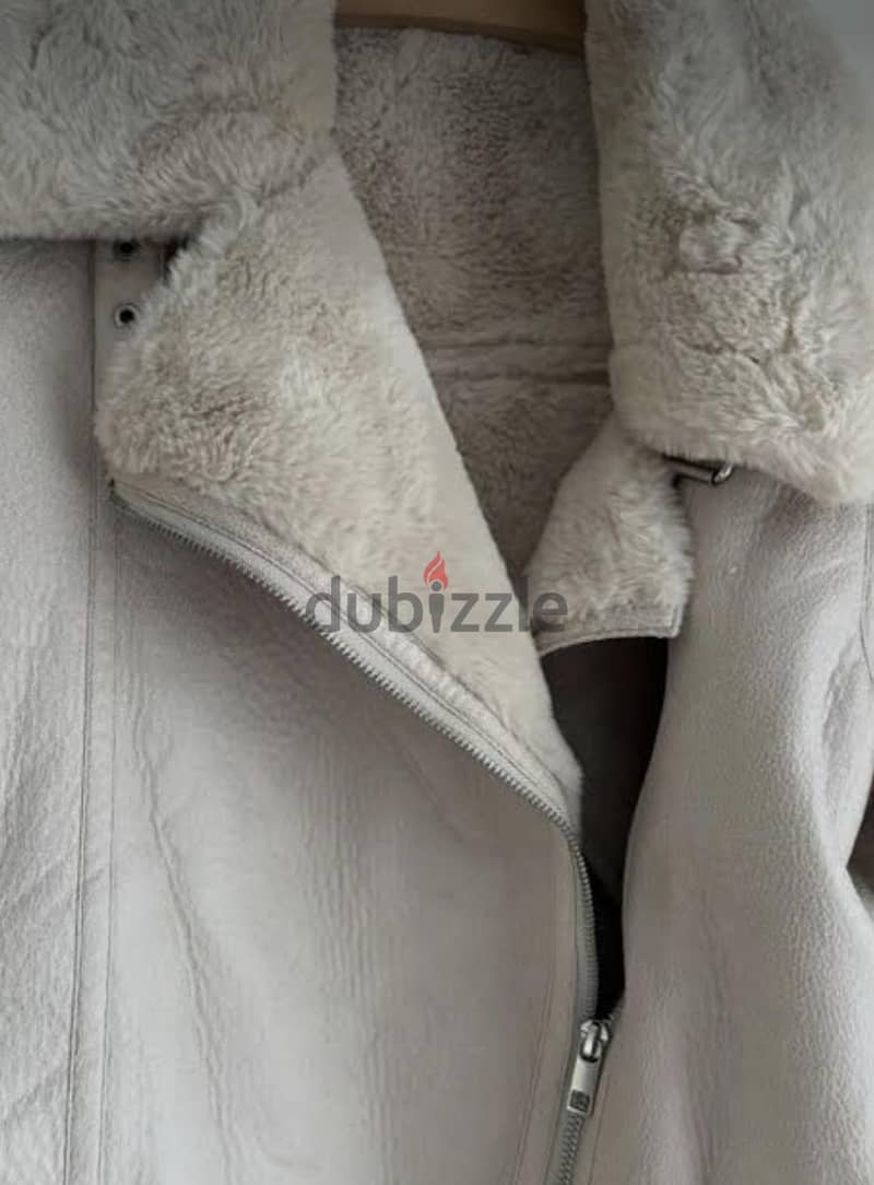 M&S oversize fur jacket 2