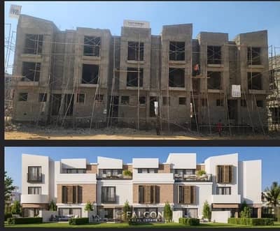 بخصم 35% مع التقسيط امتلك فيلا تاونهاوس فاخره جاهزه للمعيشه و الاستلام 2028 سور بسور مع Haptown حسن علام و بجوار مدينتي و الرحاب في Scenes