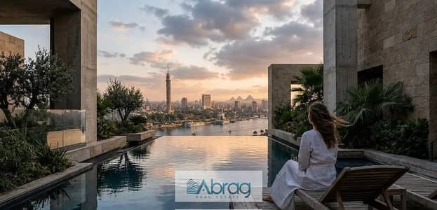 شقة فندقية 55م للبيع في جيزه داون تاون باداره محمد رمضان مقدم 5% وتقسيط على 10 سنوات