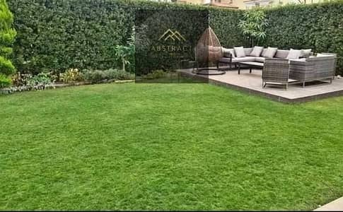 High-End standalone villa in a prime location, immediate delivery, private pool, directly overlooking lush green spaces.