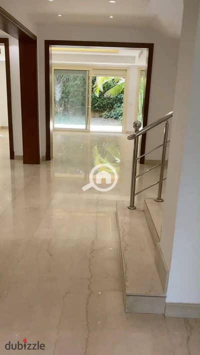 For Rent: Twin house (275 sqm) in The Villa Compound, New Cairo (Tagamoa). High-end finishing, semi-furnished, and equipped with air conditioning.