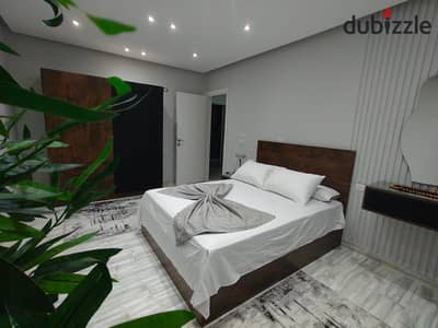 Fully furnished air-conditioned apartment for rent in Nasr City in front of City Stars
