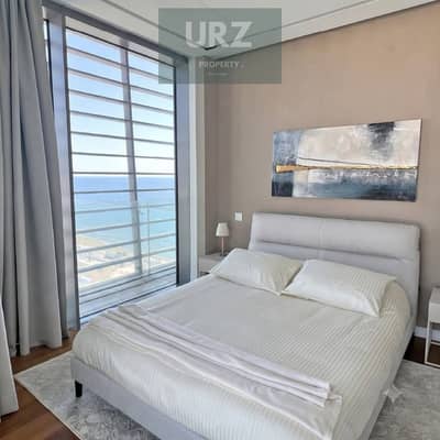own a two-bedroom chalet with the highest rental yield first row on Crystal Lagoon minutes from Jun Sodic Salt Summer modon Ramla