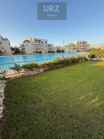 Ground floor chalet with garden on the lagoon minutes from Ras El Hekma beach prime location next to Waterway and Hacienda near South Mead