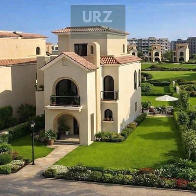 For sale in the most prestigious phase of Butterfly Compound a 3-story villa with a private pool prime location on Al Amal Axis next to Sarai