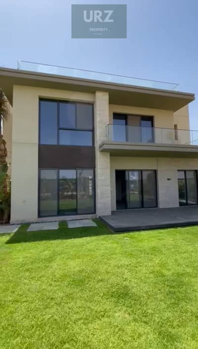A fully finished, 3 storey standalone villa with a panoramic view available for 15 years with near La Vista and Al Burouj Al Shorouk on the Suez Road.
