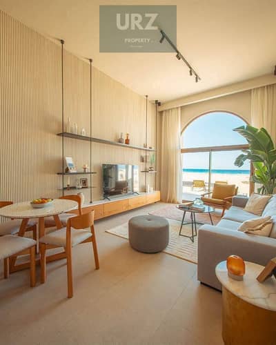 Book your chalet in Ras El Hekma with a 30% discount From EGP 900K down equal installments Fully finished with ACs kitchen Near Azha Direction