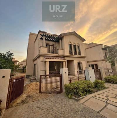 Villa in Sarai with 50% discount, villas-only phase on Al Amal Axis & Suez Rd, near Capital Airport, Mostakbal City & New Cairo.