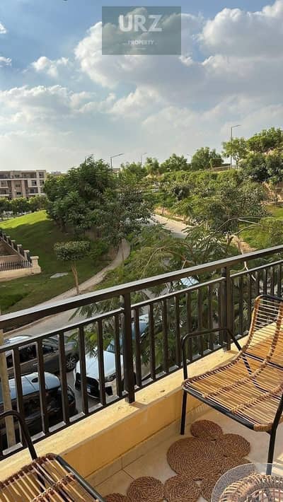 Apartment with an open pool view for sale installments over 12 years on the Suez Road next to The Spine Towers AUC Fifth Settlement Hyde Park Mivida