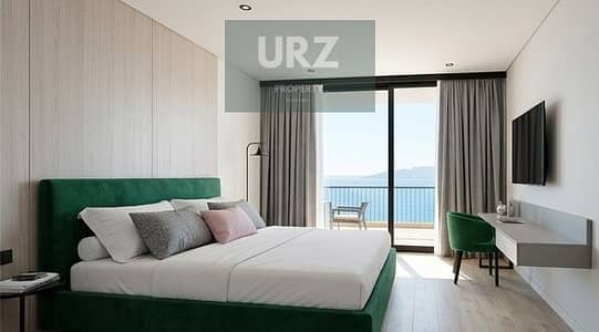 Chalet with direct view of best beach in North Coast ULTRA SUPER LUX finished with ACs near SeaZen Amwaj LVLS Mountain View mins June Sodic Gaia