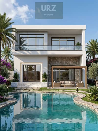 Front of the sea own standalone villa private swimming pool North Coast next Waterway SeaZen La Vista Bay mins D-Bay Southmed Amwaj