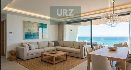 One-bedroom chalet for sale fully finished with ACs stunning sea view in a resort connecting Sidi Abdel Rahman and Ras El Hekma next to Soul Emaar