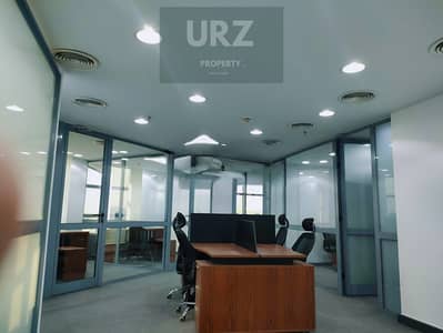 At a bargain price in Sarai own a fully finished office near Madinaty for sale with the highest return on investment on the Suez Road