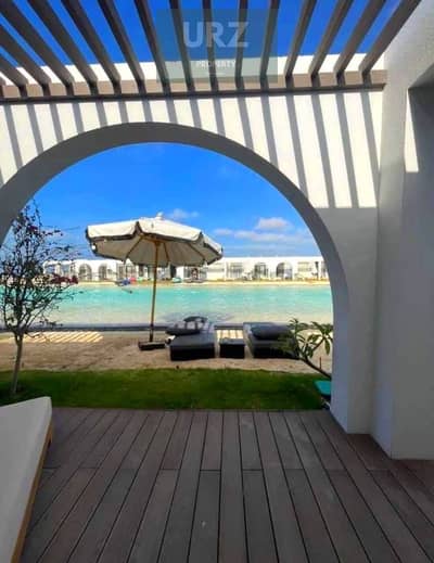 For sale with a special discount a ground floor chalet with a garden for sale in the best location in  North Coast