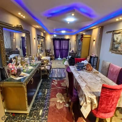 Furnished and air-conditioned apartment for rent on the main Ismailia Bridge in front of Dolphin