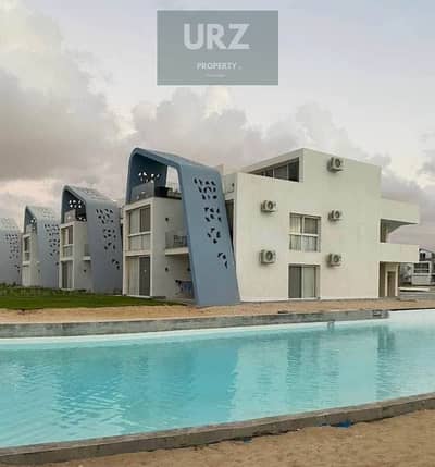 Fully finished townhouse with full sea view 8 year installment plan available in Ras El Hekma next to modon and near Soul and Direction White