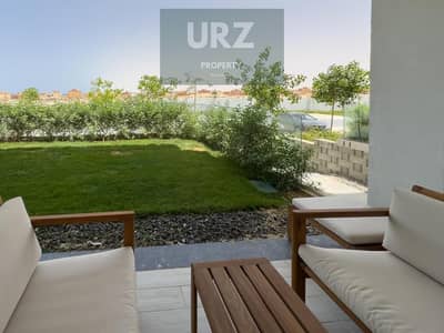 Ground floor first-row chalet with garden in Ras El Hekma fully finished with ACs near Azha Ramla Hacienda White Marassi & Amwaj Installments