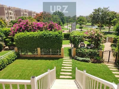Ground floor apartment with garden facing the CLUBHOUSE in compound linking Mostakbal City and New Cairo next Privado Madinaty mins Fifth Settlement