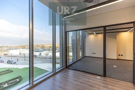 Office for sale fully finished with ACs immediate viewing and 7 year installments on Suez Road New Cairo near Cairo Airport Rehab and Mivida
