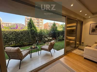 375m garden villa apartment 3 bedrooms for sale with 12 year installments prime location on Suez Road next to Madinaty and Butterfly in Sarai