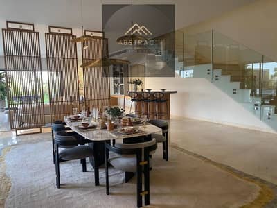 Ready To Move فيلا Corner بخصم 25% بجاردن واسعه بفيو مفتوح خصوصيه كامله للبيع في ماونتن فيوهايد بارك Mountain view Hydeparkالتجمع الخامس