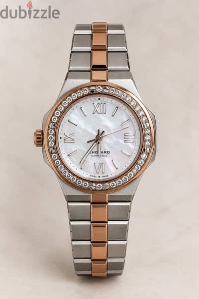 ساعة Chopard Alpine Eagle حريمي فاخرة – حالة ممتازة وتعمل بكفاءة