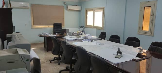Licensed 4-room administrative office for rent; high-end finish; located on the main street next to Carrefour Zahraa El Maadi.