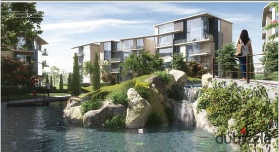 85 sqm Apartment for sale in West Leaves Compound Directly infront of New Giza and Palm Hills with 5% Dp and 10 years installment