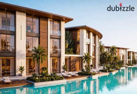 Finished Chalet with Lagoon View, Close to The Sea in Azzar Islands next to Soul Emaar