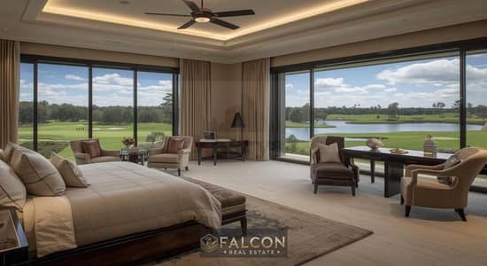 فيلا 7 غرف فيو مفتوح جولف في قلب الجولدن سكوير city gate بجوار hyde park . mountain view . palm hills , sodic . mivida