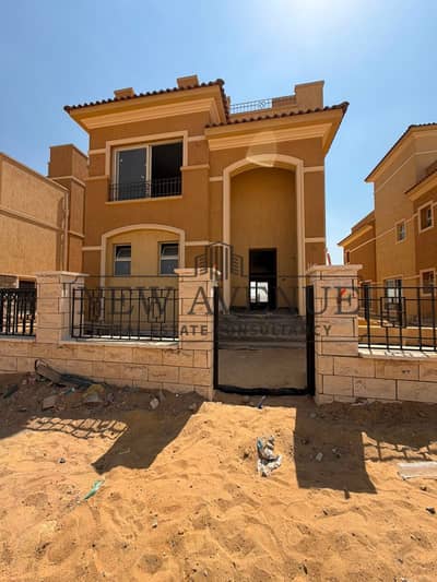 فيلا مستقلة 450م 6غرف علي اعلي تبة للبيع بكمبوند ستون بارك القاهرة الجديدة استلام فوري  Stone Park New Cairo