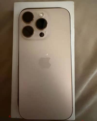 iPhone 16 pro desert titanium 256