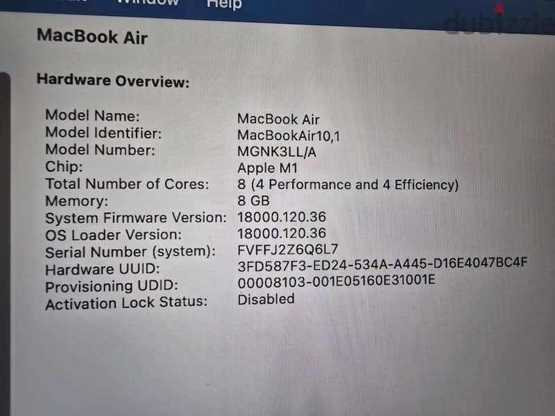 Mac book air 1 8