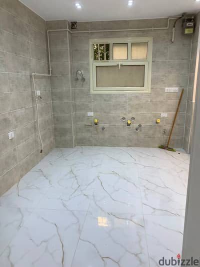 Ground floor apartment with a garden in Al-Khamail Compound, double view, very distinctive.